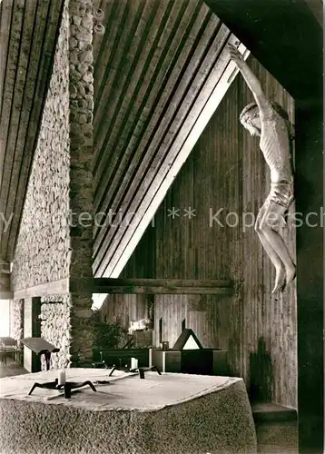 AK / Ansichtskarte Feldberg Schwarzwald Kirche der Verklaerung Christi Architekt Rainer Disse Kat. Feldberg (Schwarzwald)