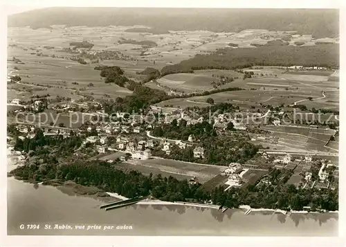 AK / Ansichtskarte St Aubin FR Fliegeraufnahme Kat. St Aubin