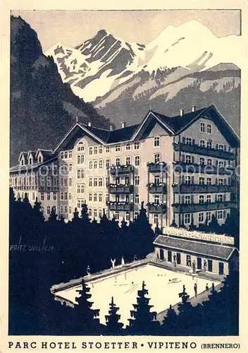 AK / Ansichtskarte Brennero Parc Hotel Stoetter Kat. Brenner Tirol