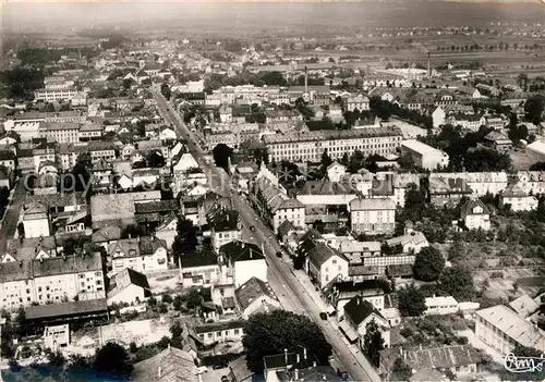 AK / Ansichtskarte Saint Louis Elsass Rues de Bale Fliegeraufnahme Kat. Saint Louis