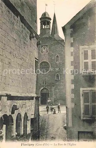 AK / Ansichtskarte Flavigny sur Ozerain Rue de Eglise  Kat. Flavigny sur Ozerain