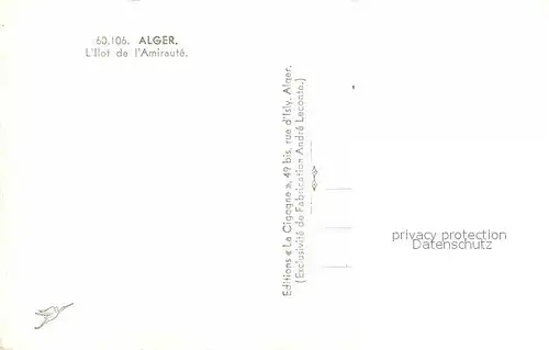 AK / Ansichtskarte Alger Algerien Fliegeraufnahme