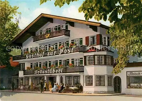 AK / Ansichtskarte Bayrischzell Gasthaus zur Post Kat. Bayrischzell