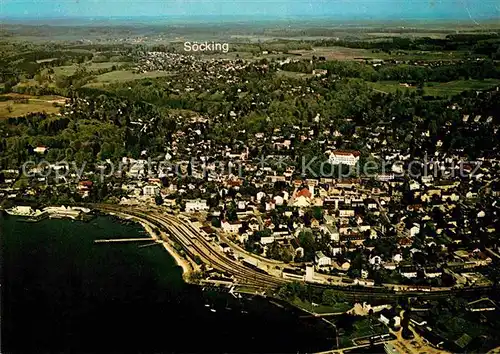 AK / Ansichtskarte Starnberg See Fliegeraufnahme Kat. Starnberg