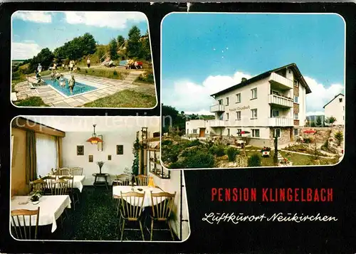 AK / Ansichtskarte Neukirchen Knuellgebirge Pension Haus Klingelbach Kat. Neukirchen