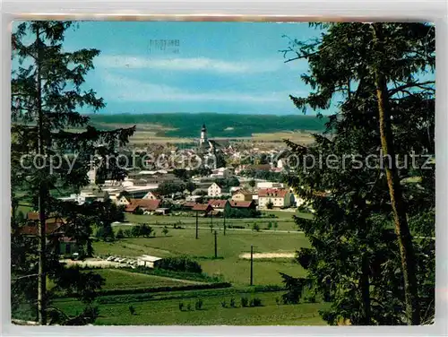 AK / Ansichtskarte Cham Oberpfalz Kirche Panorama Kat. Cham