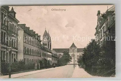 AK / Ansichtskarte Offenburg Friedrichstrasse Blick zur Dreifaltigkeitskirche Kat. Offenburg