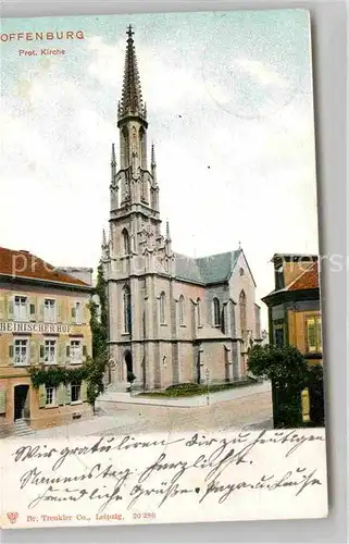 AK / Ansichtskarte Offenburg Protestantische Kirche Kat. Offenburg