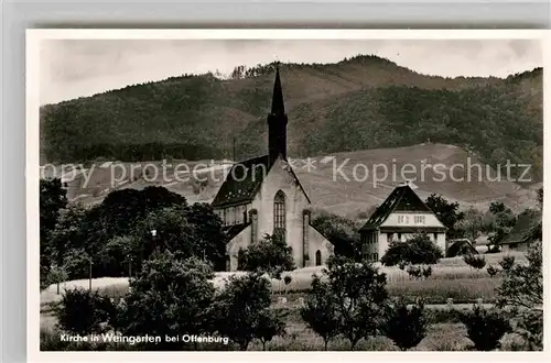 AK / Ansichtskarte Weingarten Offenburg Kirche Kat. Offenburg