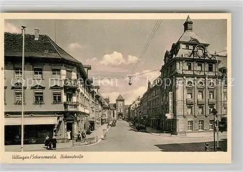 AK / Ansichtskarte Villingen Schwenningen Bickenstrasse mit Bickentor Kat. Villingen Schwenningen