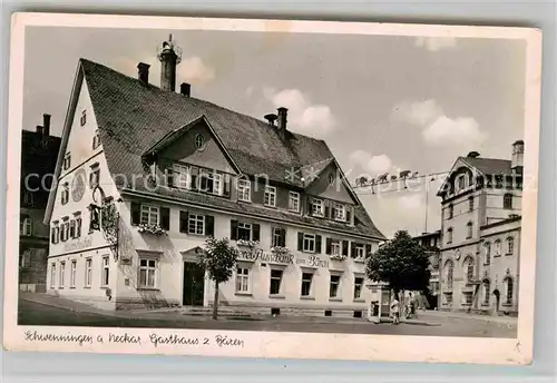AK / Ansichtskarte Schwenningen Neckar Gasthaus zum Baeren Kat. Villingen Schwenningen