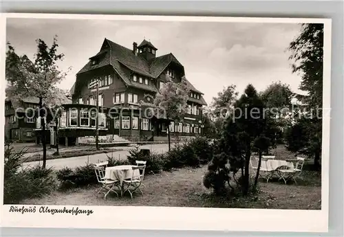 AK / Ansichtskarte Kniebis Freudenstadt Kurhaus Alexanderschanze Kat. Freudenstadt