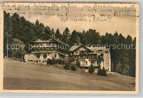 AK / Ansichtskarte Freudenstadt Waldhotel Cafe Stokinger Kat. Freudenstadt