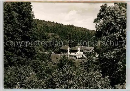 AK / Ansichtskarte Marxzell Waldhotel Bergschmiede Kat. Marxzell