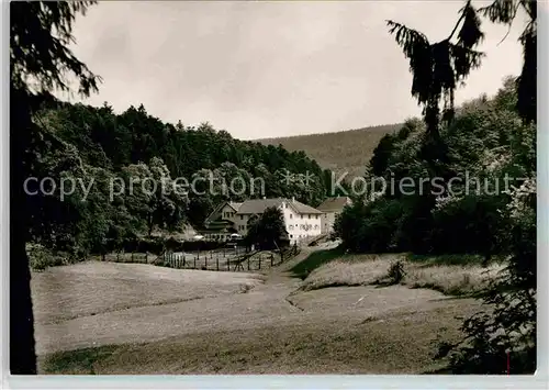 AK / Ansichtskarte Marxzell Waldhotel Bergschmiede Hirschgehege Kat. Marxzell