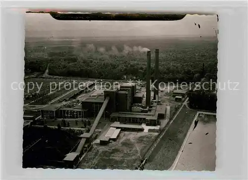 AK / Ansichtskarte Karlsruhe Baden Luftaufnahme Fabrikanlage