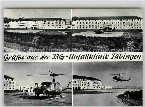 AK / Ansichtskarte Tuebingen BG Unfallklinik Helikopter Kat. Tuebingen