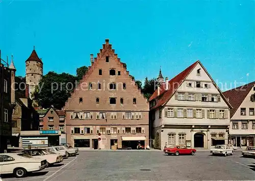 AK / Ansichtskarte Biberach Riss Marktplatz Kat. Biberach an der Riss