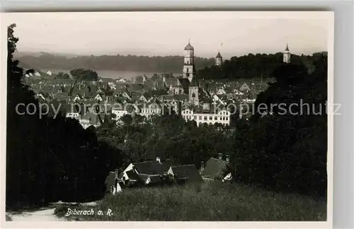 AK / Ansichtskarte Biberach Riss Stadtpfarrkirche Weisser Turm Ulmer Tor Gigelturm  Kat. Biberach an der Riss