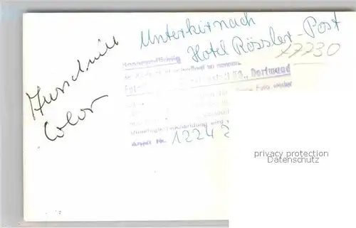 AK / Ansichtskarte Unterkirnach Hotel Roessle Post Kat. Unterkirnach