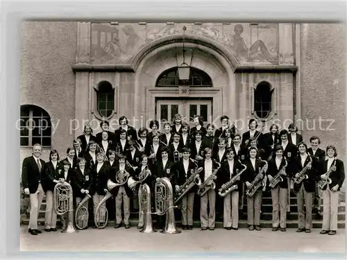 AK / Ansichtskarte Tuebingen Blasorchester des Kepler Gymnasiums 1975 Kat. Tuebingen