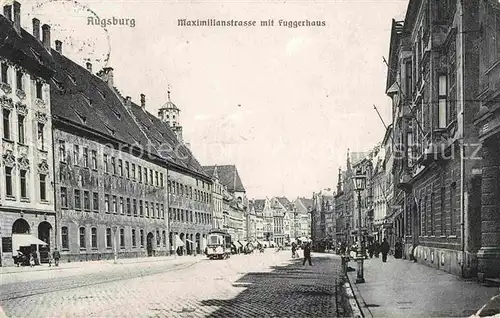 AK / Ansichtskarte Augsburg Maximilianstrasse Fuggerhaus Kat. Augsburg