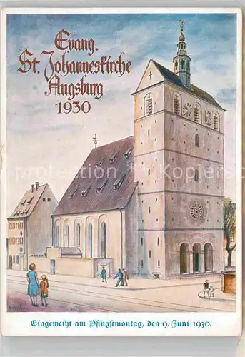 AK / Ansichtskarte Augsburg Evangelische Sankt Johanneskirche Kat. Augsburg