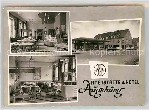 AK / Ansichtskarte Augsburg Raststaette und Hotel Kat. Augsburg