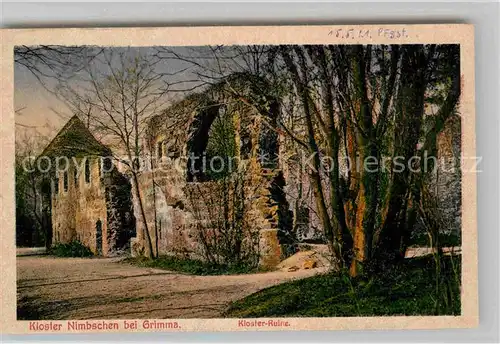 AK / Ansichtskarte Nimbschen Kloster Ruine