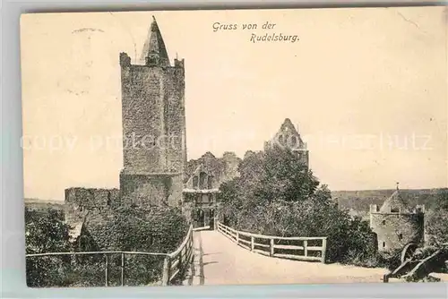 AK / Ansichtskarte Rudelsburg Ruine Kat. Bad Koesen