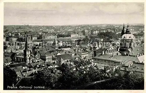 AK / Ansichtskarte Praha Prahy Prague Celkovy pohled Blick ueber die Stadt Kat. Praha