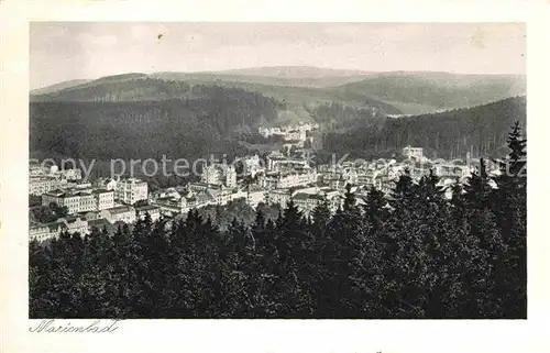 AK / Ansichtskarte Marienbad Tschechien Boehmen Panorama Kat. Marianske Lazne