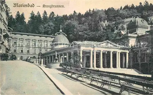 AK / Ansichtskarte Marienbad Tschechien Boehmen Krizovy pramen Kreuzbrunnen Kat. Marianske Lazne