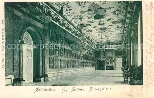 AK / Ansichtskarte Schleissheim Oberschleissheim Schloss Ahnengalerie Kat. Oberschleissheim