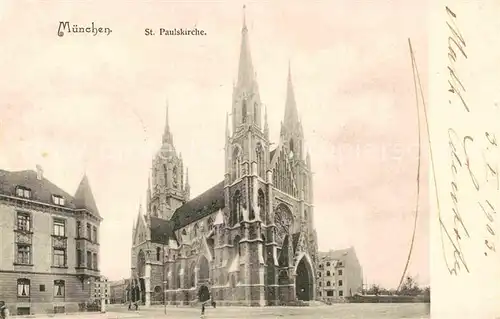 AK / Ansichtskarte Muenchen Paulskirche Kat. Muenchen