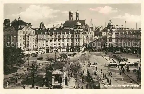 AK / Ansichtskarte Muenchen Karlsplatz Rondell Kat. Muenchen