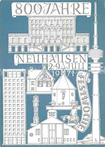 AK / Ansichtskarte Neuhausen Freising 800 Jahre Festwoche  Kat. Kranzberg
