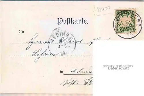 AK / Ansichtskarte Muenchen Schaefflertanz Offizielle Ausgabe 1900 Kat. Muenchen