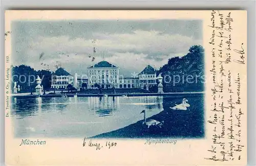 AK / Ansichtskarte Nymphenburg Schloss Kat. Muenchen