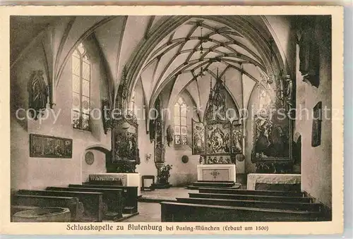 AK / Ansichtskarte Pasing Schlosskapelle Blutenburg Kat. Muenchen