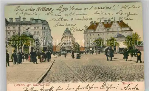 AK / Ansichtskarte Muenchen Stachus Kat. Muenchen