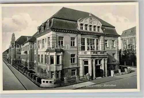 AK / Ansichtskarte Erlangen Universitaetsbibliothek Kat. Erlangen