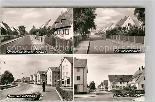 AK / Ansichtskarte Erlangen Christian Ernst Strasse Elisabeth  Draunsnick  Richterstrasse Kat. Erlangen