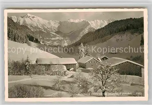 AK / Ansichtskarte Rohrmoos Allgaeu Panorama Kat. Oberstdorf
