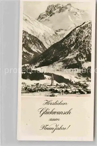AK / Ansichtskarte Oberstdorf mit Allgaeuer Alpen Kat. Oberstdorf
