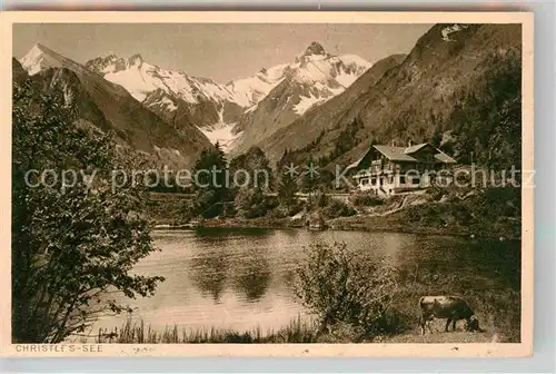 AK / Ansichtskarte Oberstdorf Waldhotel Christlessee Kat. Oberstdorf