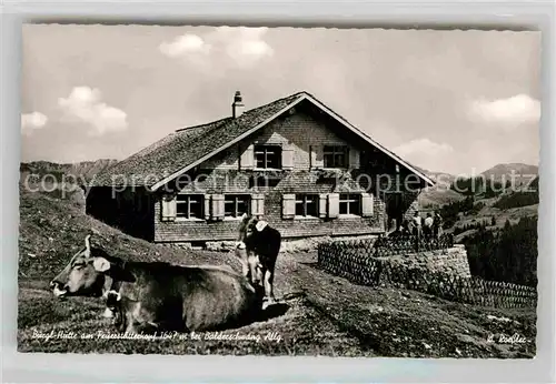 AK / Ansichtskarte Balderschwang Burglhuette am Feuerstaetterkopf  Kat. Balderschwang