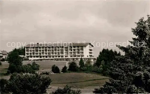 AK / Ansichtskarte Hoechenschwand Schwarzwald Hoehensanatorium Kat. Hoechenschwand