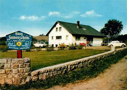 AK / Ansichtskarte Wolpadingen Pension Haus Sonnenschein Kat. Dachsberg