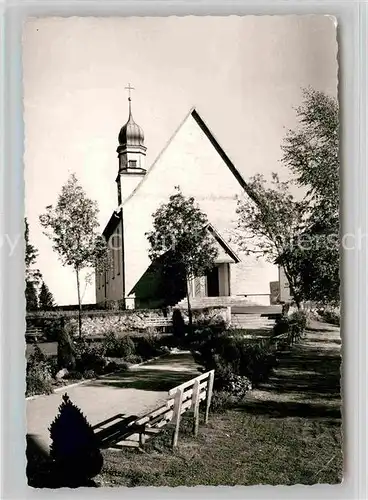 AK / Ansichtskarte Bernau Schwarzwald Kirche Kat. Bernau im Schwarzwald